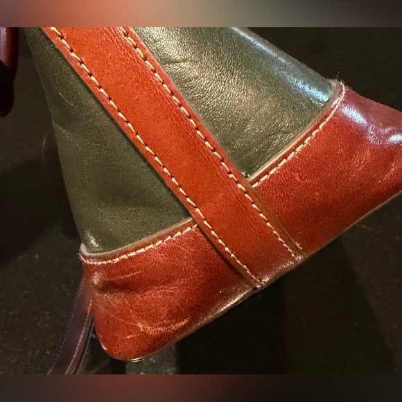 Vintage Brahmin Satchel Tote Handbag - Picture 7 of 16